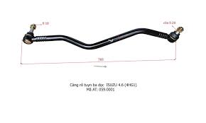 ba dọc ISUZU 3.0/5.2 (4JJ1/4HK1)2 đầu côn 20 dài tổng 81 - cái