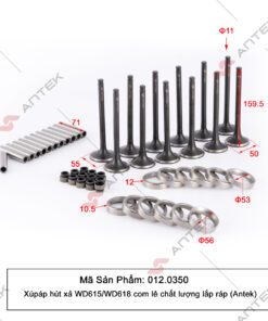 Alternative view of Xupap hút xả 6126/WD615/WP10 comple – Antek
