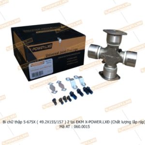 Bi chữ thập 5-675X (49.2X155/157) 2 tai ĐKM (Chất lượng lắp ráp) – X-POWER.LXĐ