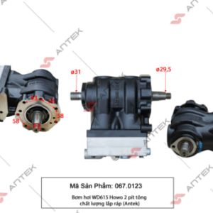 Bơm hơi WD615 Howo 2 Piston – Antek