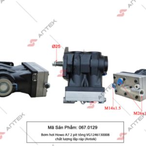 Bơm hơi Howo A7 2 Piston VG1246130008 – Antek