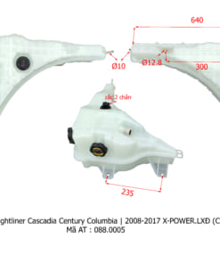 Bình nước phụ Freightliner Cascadia DD15 | 2008-2017 (Chất lượng lắp ráp) – X-POWER.LXĐ