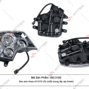 0930182 - Đèn pha Howo A7-V7G R chất lượng lắp ráp Antek