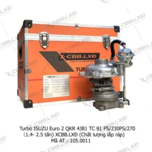 Turbo ISUZU Euro 2 QKR 4JB1 TC 91 PS/230PS/270 (1.4- 2.5 tấn) XCBB.LXĐ (Chất lượng lắp ráp)