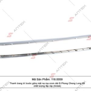1180059 - Thanh trang trí trước giữa mặt nạ mạ crom dài Chenglong H5 Antek chất lượng loại 1