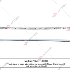 1180060 - Thanh trang trí trước giữa mặt nạ mạ crom dài Chenglong H7 Antek chất lượng loại 1