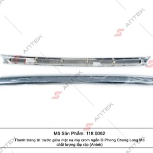 1180062 - Thanh trang trí trước giữa mặt nạ mạ crom ngắn Chenglong M3 Antek chất lượng loại 1
