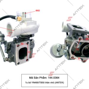 Turbo YN490/WX490ZLQ thân nhỏ – Antek