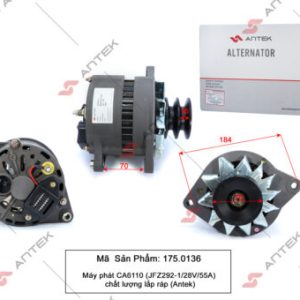 Máy phát CA6110 (JFZ292-1/28V/55A)– Antek