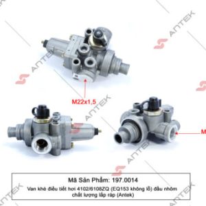 Van khè điều tiết hơi 4102/6108ZQ (EQ153 không lỗ) đầu nhôm – Antek