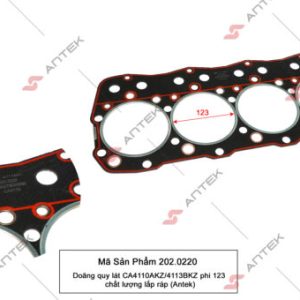 Gioăng quy lát CA4110AKZ/4113BKZ phi 123 – Antek