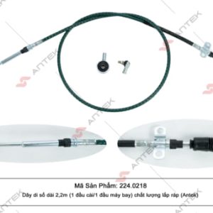 Dây di số dài 2,2m (1 đầu cài/1 đầu máy bay) chất lượng lắp ráp (Antek)