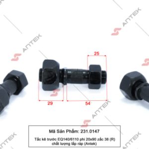 Tắc kê trước EQ140/6110 phi 20/90 zắc 38 có then (R) – Antek