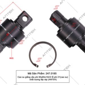 Cao su giằng cầu phi 95x65x152 lỗ phi 21 (cao su) – Antek