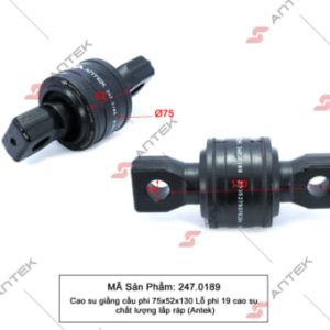 Cao su giằng cầu phi 75x52x130 lỗ phi 19 (cao su) – Antek
