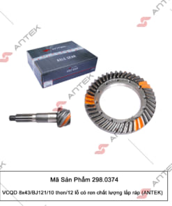 Alternative view of VCQD 8×43/10 then/12 lỗ có ren BJ121 – Antek