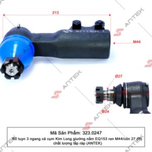 Rotuyn 3 ngang cả cụm Kim Long giường nằm EQ153 ren M44/côn 27 (R) – Antek