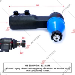 Rotuyn 3 ngang cả cụm Kim Long giường nằm EQ153 ren M44/côn 27 (L) – Antek