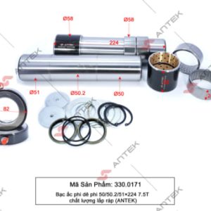 Bạc ắc phi dê phi 50/50.2/51/58/224 (7.5T) chất lượng lắp ráp – Antek