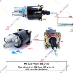 Tổng côn dưới phi 100 ty liền rút Howo 15T – Antek