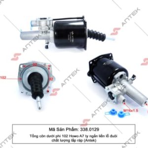 Tổng côn dưới phi 102 Howo A7 ty ngắn liền 2 lỗ đuôi – Antek