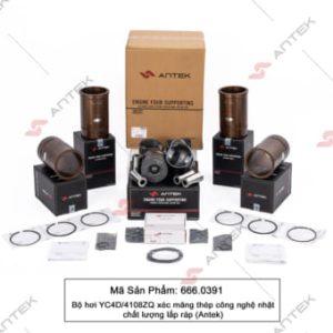 Bộ hơi YC4D/4108ZQ ắc 40, Xéc măng thép – Antek