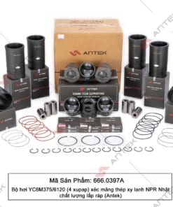 Alternative view of Bộ hơi YC6M375/6120 (4 xupap), Xéc măng thép, Xy lanh NPR Nhật – Antek